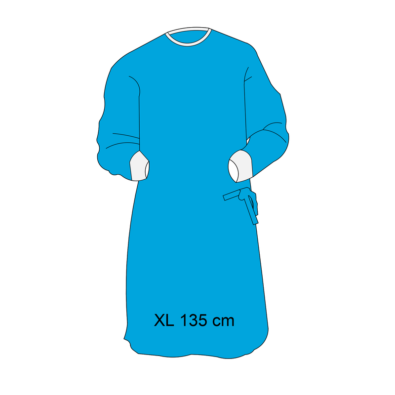 Халат операційний (хірургічний) із манжетою, стерильний